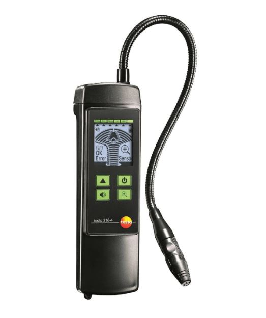 Testo 316-4 Handheld Refrigerant Leak Detector for Ammonia Detection Audible Alarm, EN 14624