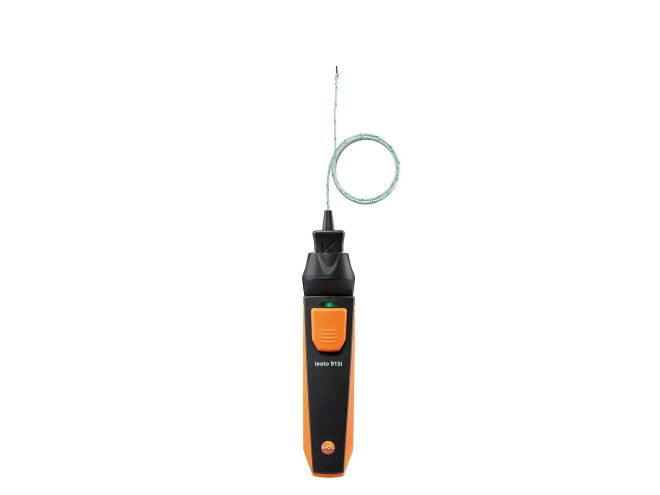 Testo 915i Wireless Digital Thermometer, K Probe, 1 Input(s), ±1°C Accuracy