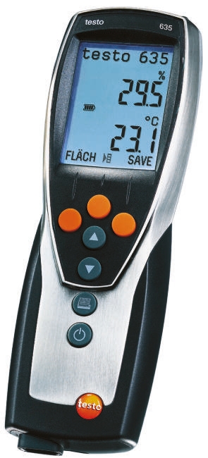 Testo 635-2 Hygrometer 50 °C, 1370 °C Max, 100 %RH Max, UKAS