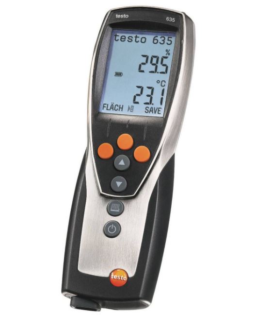 Testo 635 Wireless Digital Thermometer, Thermal Probe, 1 Input(s), 1370 °C Max, ±0.2°C Accuracy