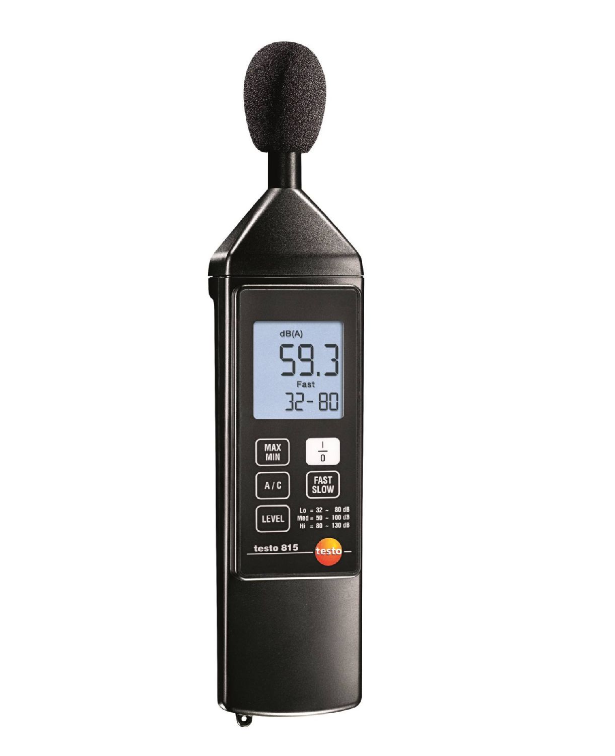 Testo  815  Sound Level Meter 32 dB to 130 dB 8 kHz max, RSCAL