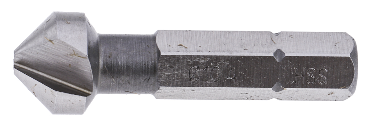 05643 EXACT High Speed Steel Drill Bit, 10.4 mm Head, 3 Flute(s), 90 °, 1 Piece(s)