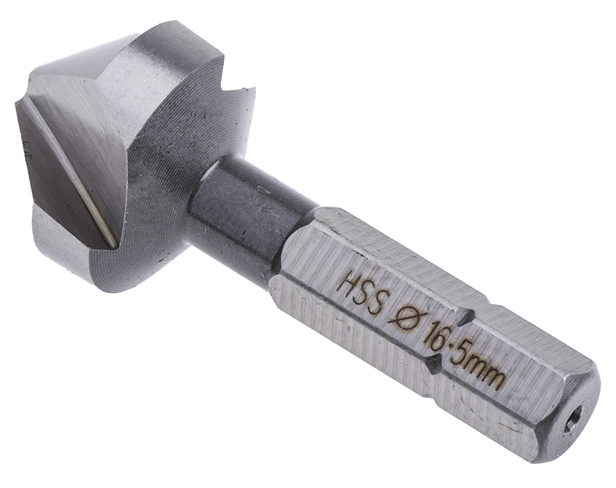 05645 EXACT High Speed Steel Drill Bit, 16.5 mm Head, 3 Flute(s), 90 °, 1 Piece(s)