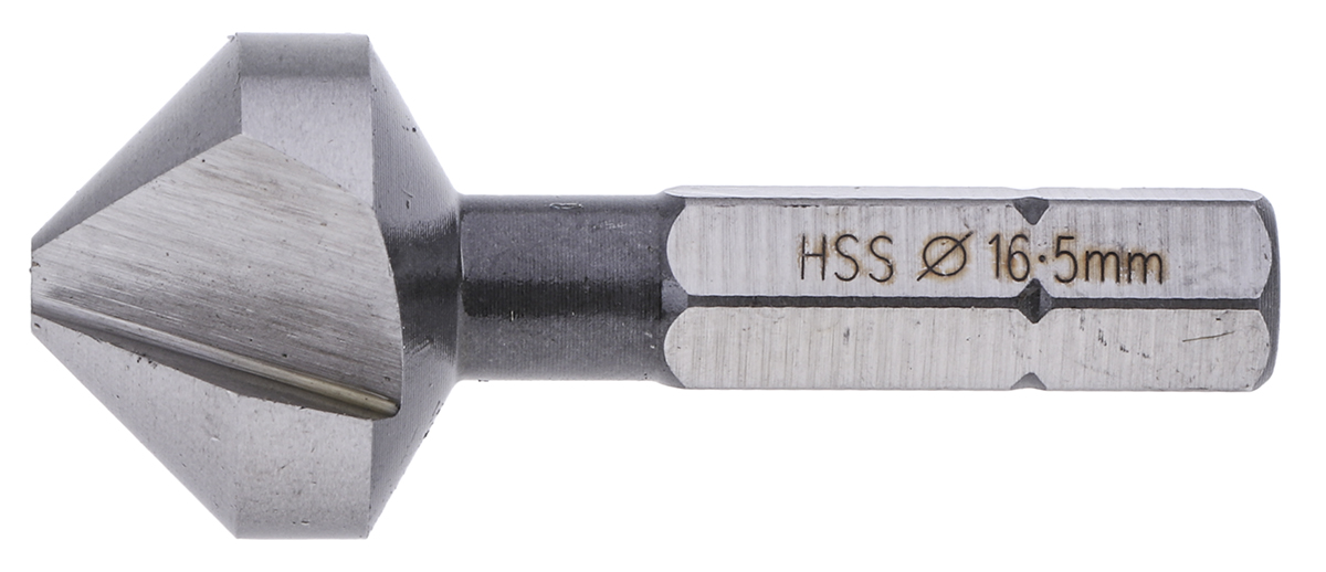 05645 EXACT High Speed Steel Drill Bit, 16.5 mm Head, 3 Flute(s), 90 °, 1 Piece(s)