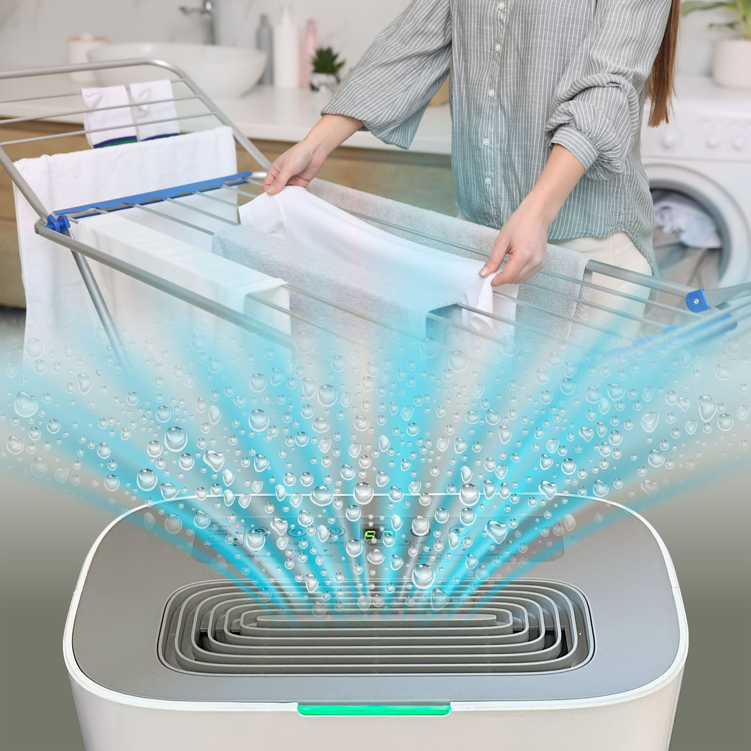 05648 SIP Portable Dehumidifier 6.5 L water tank, 20 L/day extraction rate Type G - British 3-Pin