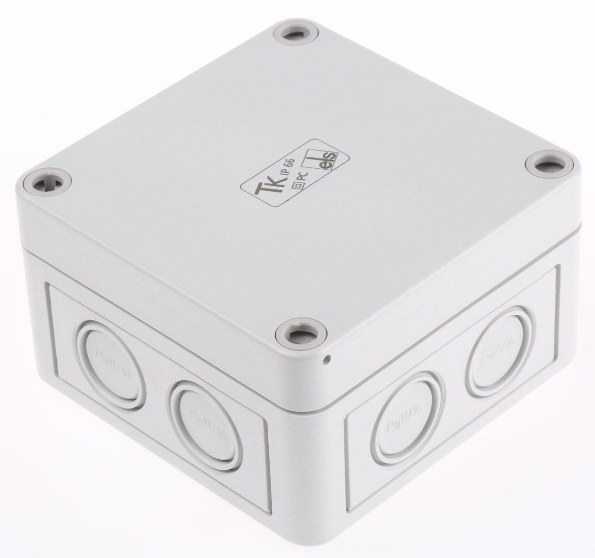 Spelsberg TK PC Series Grey Polycarbonate Junction Box, IP66, 94 x 94 x 57mm