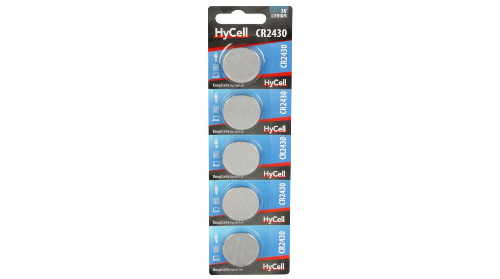 Ansmann CR2430 Coin Battery, 3V, 24.5mm Diameter