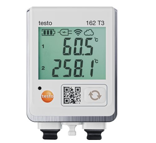 Testo TESTO 162 T3 Temperature Data Logger, WiFi, 2 Channel