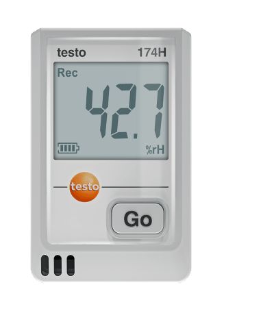 Testo TESTO 174 H MINI Temperature & Humidity Data Logger, USB 2.0 - UKAS