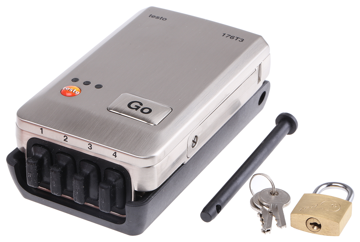 Testo 176-T3 Temperature Data Logger, USB, 4 Channel