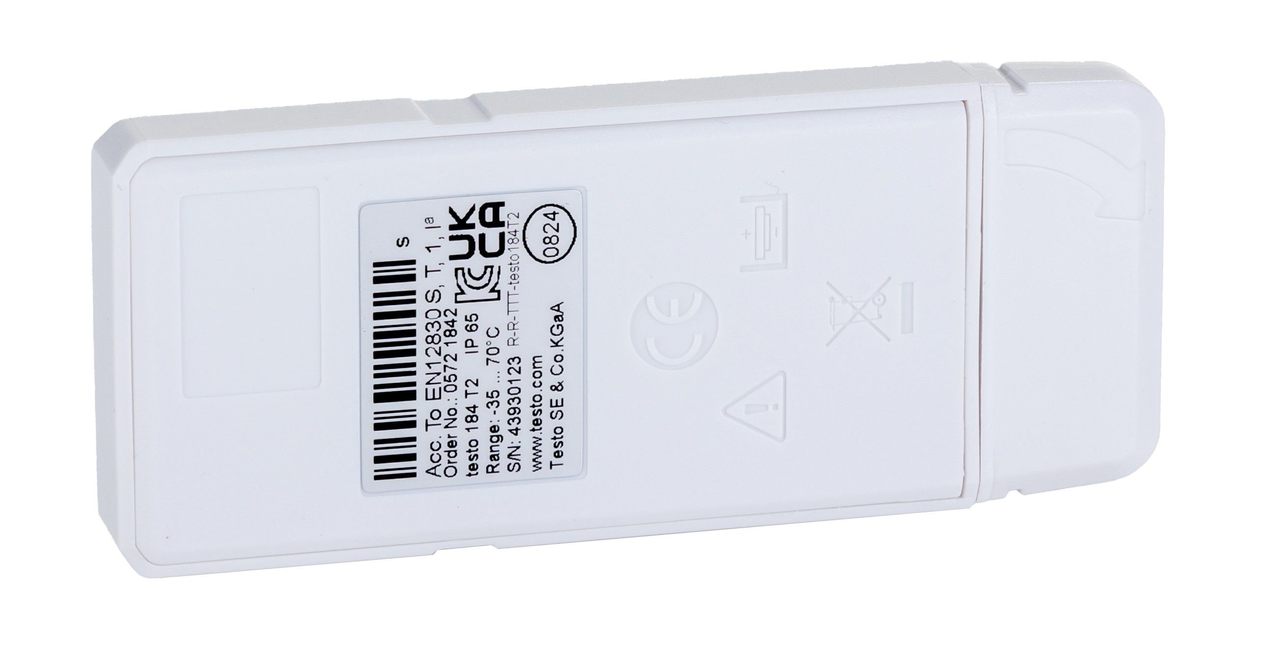 0572-1842 Testo 184-T2 Temperature Data Logger, NFC, USB