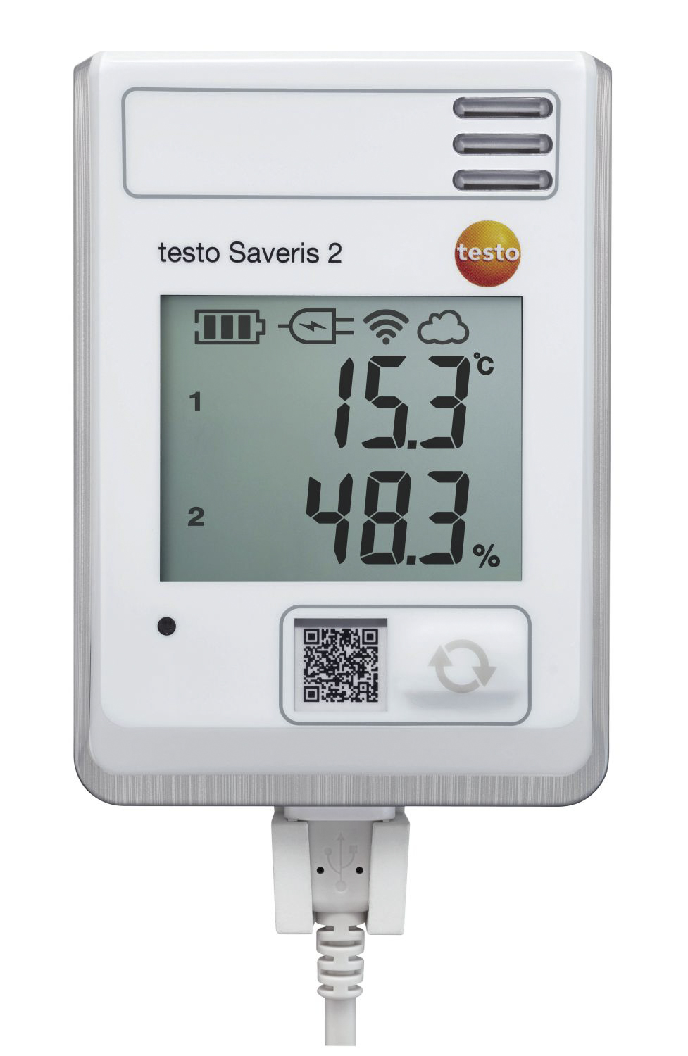 Testo Saveris 2 H1 Temperature & Humidity Data Logger, WiFi, 2 Channel