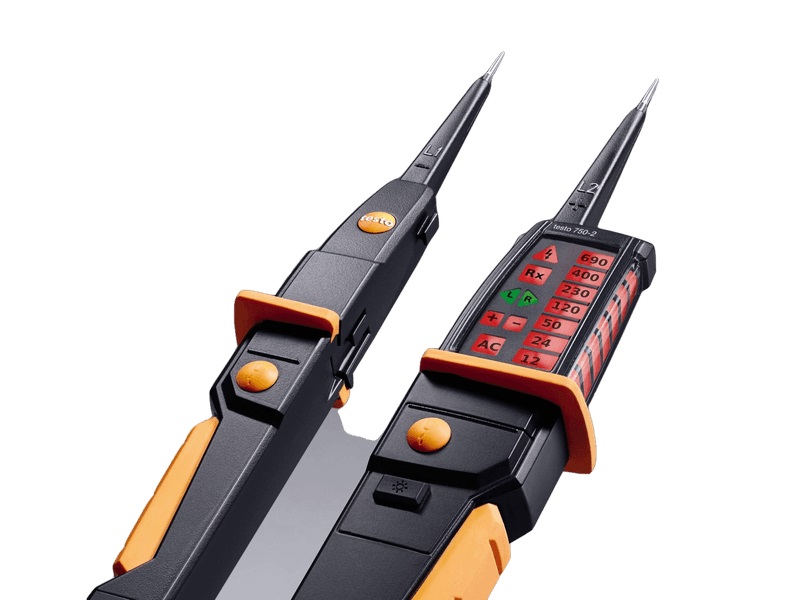 0590-7502 Testo 750-2, LED Voltage Tester, 690V ac/dc Continuity Check, Battery Powered CAT III, CAT IV, 0590 7502