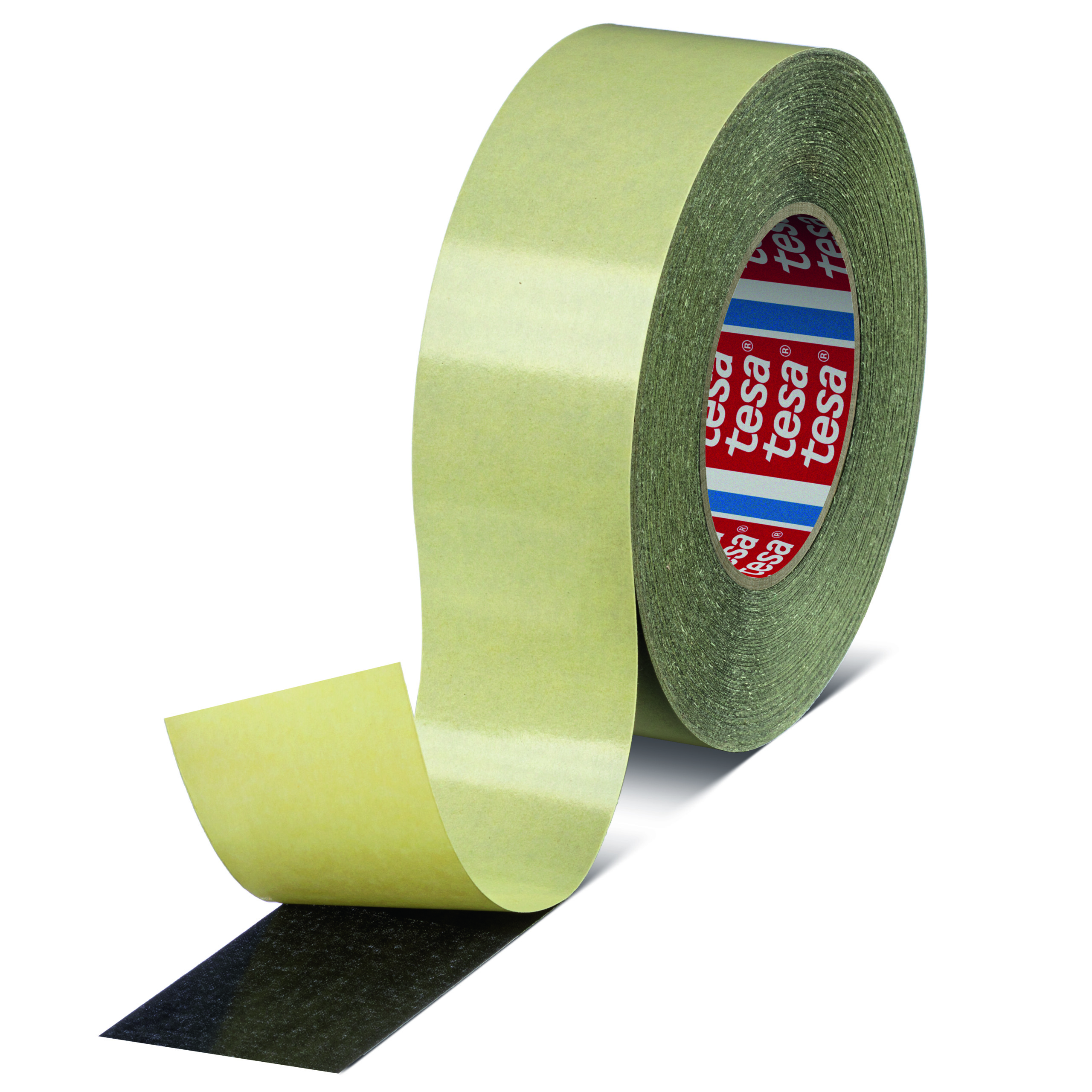 Tesa 5938 Tesa 5938 Black Double Sided Cloth Tape, 0.19 mm Thick, 8N/cm 80N/cm, Cloth Backing, 50mm x 50 m