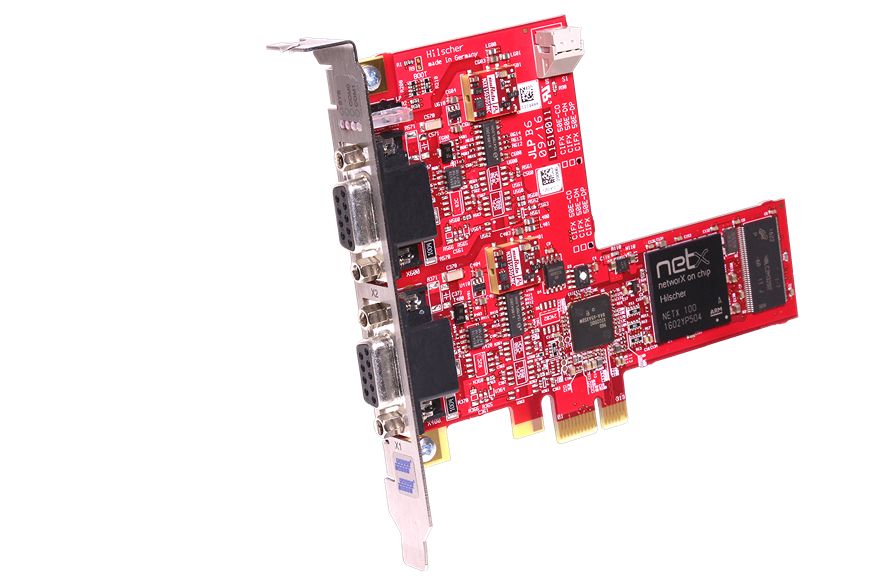 Hilscher 2 Port PCI Express D-sub, 9 Pin Serial Card