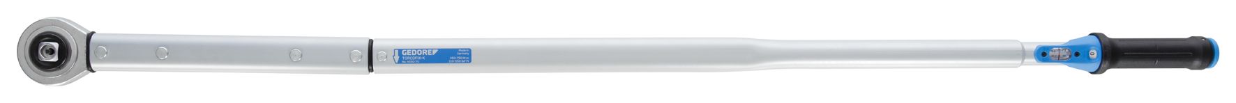 Gedore TORCOFIX K Click Torque Wrench, 150 → 750Nm, 3/4 in Drive, Square Drive