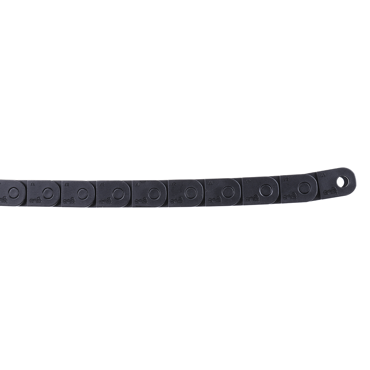 06100380 Igus e-chain Black, W16.5mm x D15 mm, L1 m, 38 mm Min. Bend Radius, Igumid G