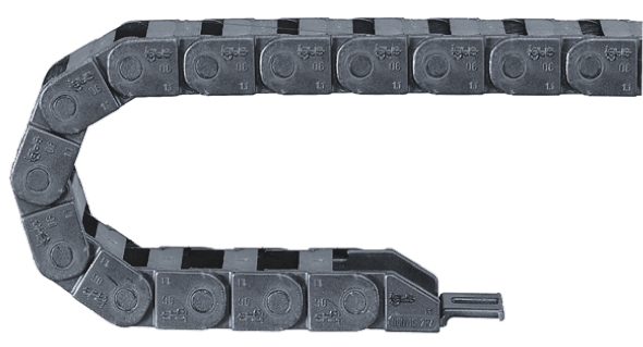 Igus e-chain Black, W37mm x D10.5 mm, L1 m, 28 mm Min. Bend Radius, Igumid G