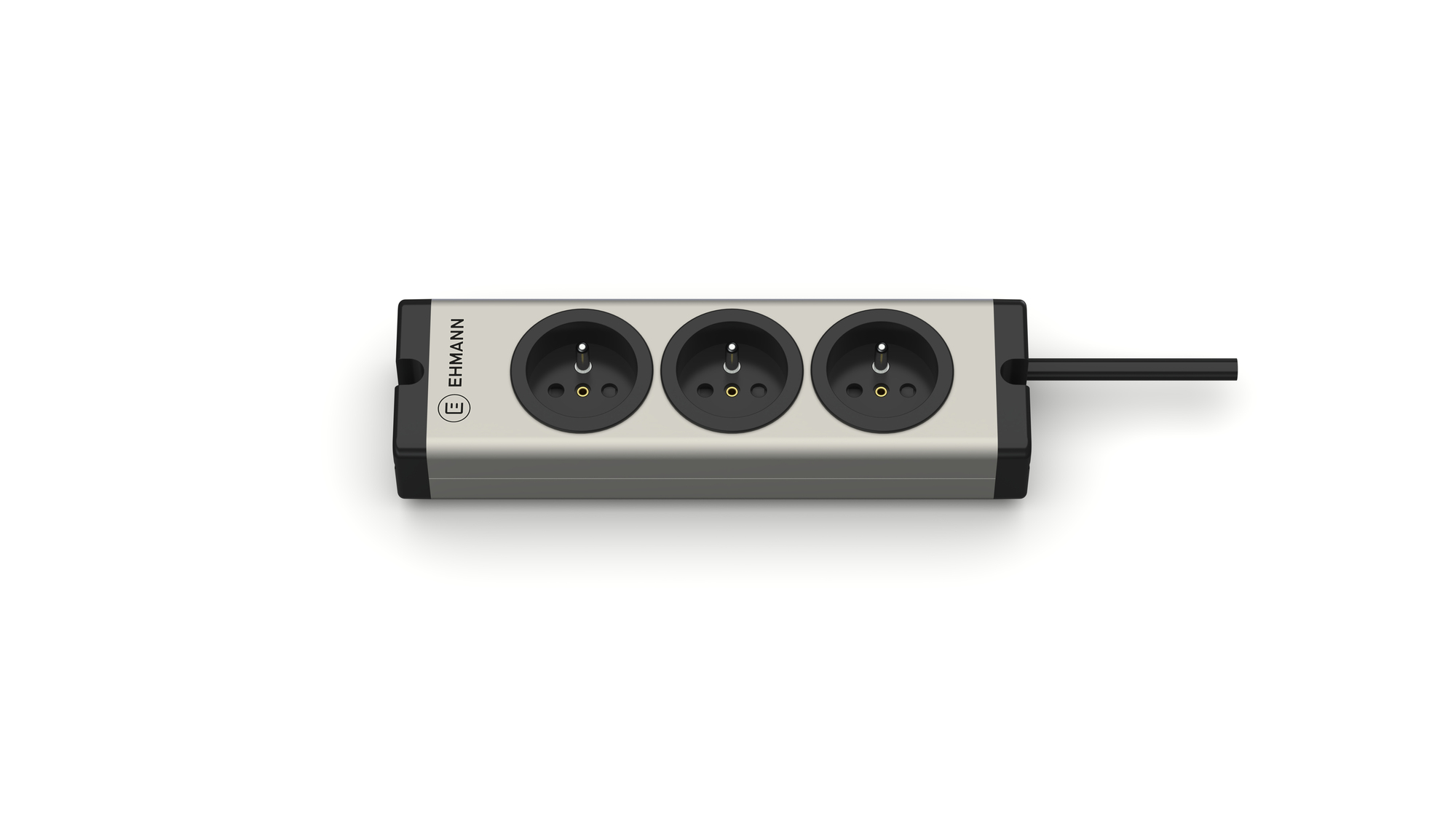 Bodo Ehmann Type E 3 Gang Trailing Socket, 1.5m Cable, 16A, 230V