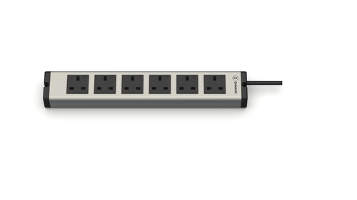 Bodo Ehmann Type G 6 Gang Trailing Socket & Power Distribution, 1.5m Cable, 16A, 230V