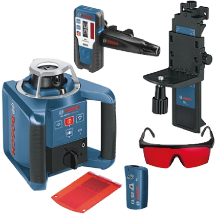 Bosch GRL300HV 635 nm Laser Colour Red Rotary Laser
