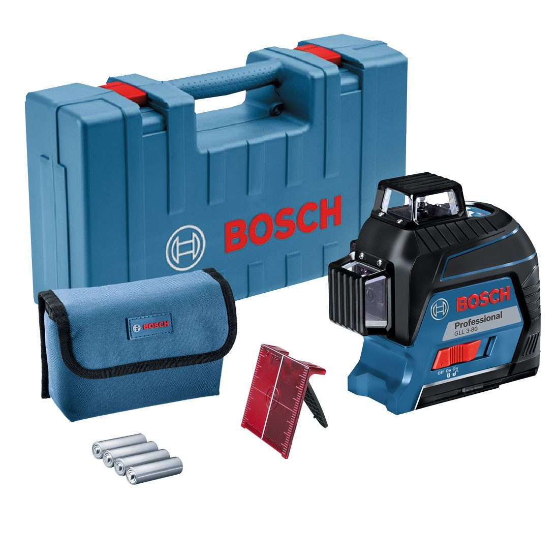 0601063s00 Bosch GLL 3-80 650 nm Laser Colour Red Line Laser, 3