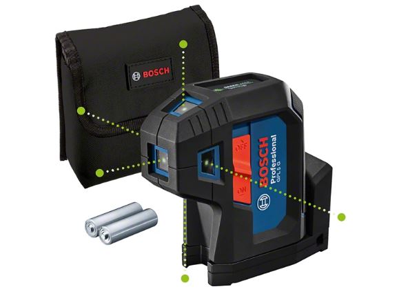 Bosch GPL 5 G 540 nm Laser Colour Green Laser Level, 5