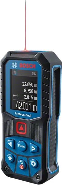 Bosch GLM 50-22 Laser Measure, 0.05 to 50 m Range, 1.5 mm Accuracy