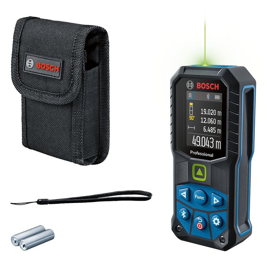 Bosch GLM 50-27 CG Laser Measure, 0.05/50.00 μm Range, ±1.5 mm Accuracy