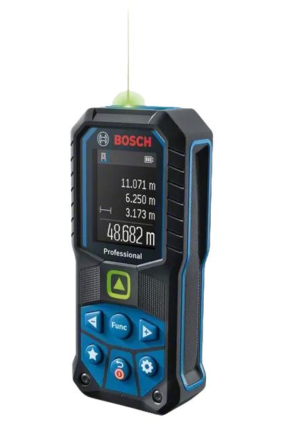 Bosch GLM 50-25 G Laser Measure, 0.05 to 50 m Range, 1.5 mm Accuracy