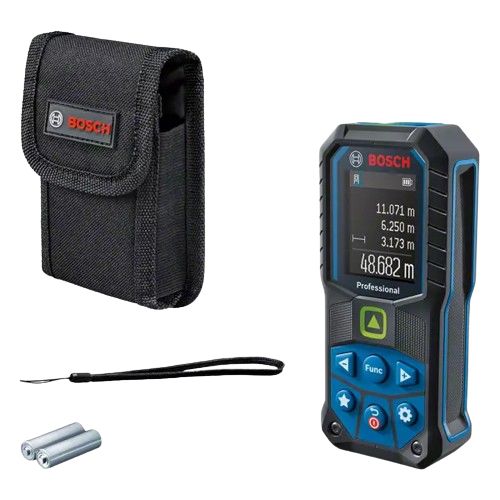 0601072v00 Bosch GLM 50-25 G Laser Measure, 0.05 to 50 m Range, 1.5 mm Accuracy
