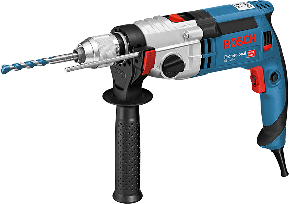 Bosch GSB Keyless 230V Corded 13 mm, Type F - Schuko