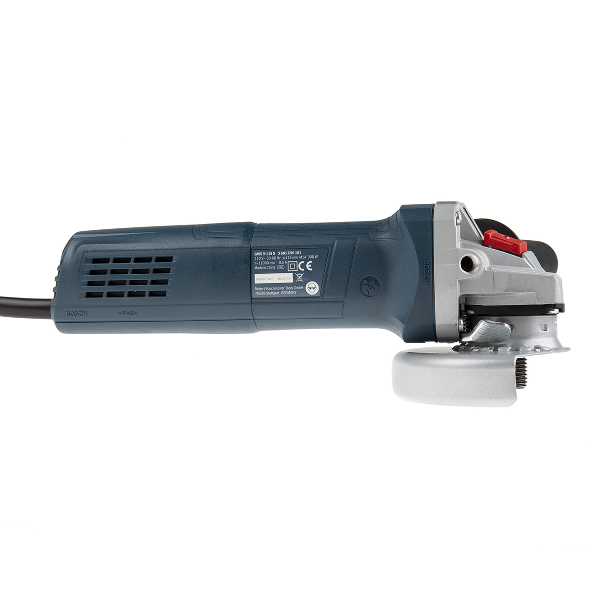 0601396161 Bosch GWS 9-115 S 115 mm GWS 9-115 S Brushed 450 W