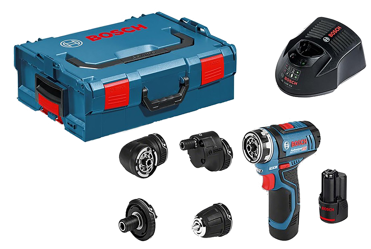 Bosch GSR Quick Change Cordless, Type G - British 3-Pin 12 V 10 mm 30 Nm 1300rpm
