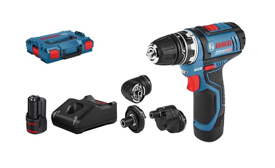 06019f6070 Bosch GSR Quick Change Cordless, Type G - British 3-Pin 12 V 10 mm 30 Nm 1300rpm