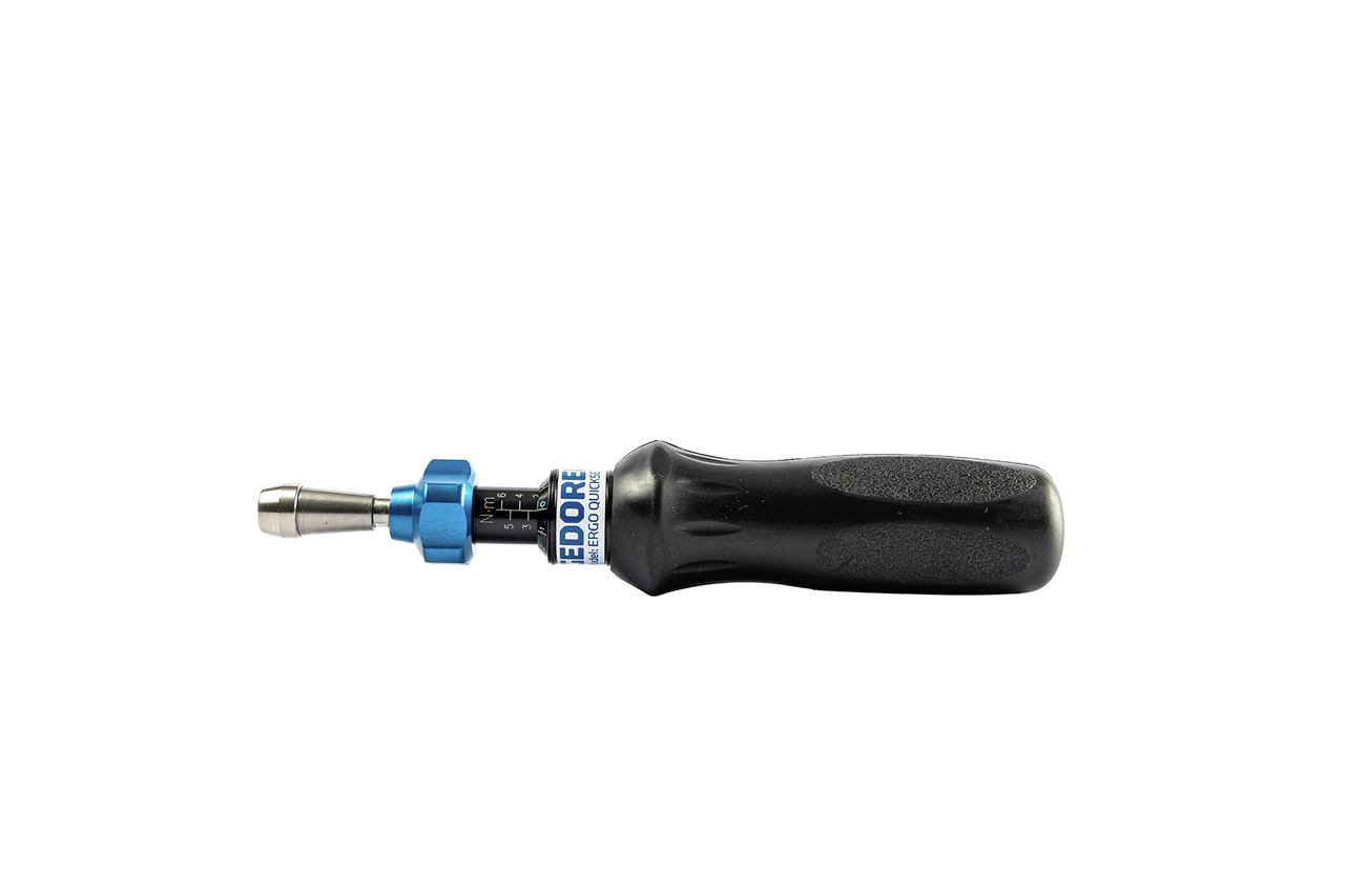 MHH Engineering Pre-Settable Torque Screwdriver, 1 To 6 Nm, 1/4 in Drive, ±6 % Accuracy, RSCAL