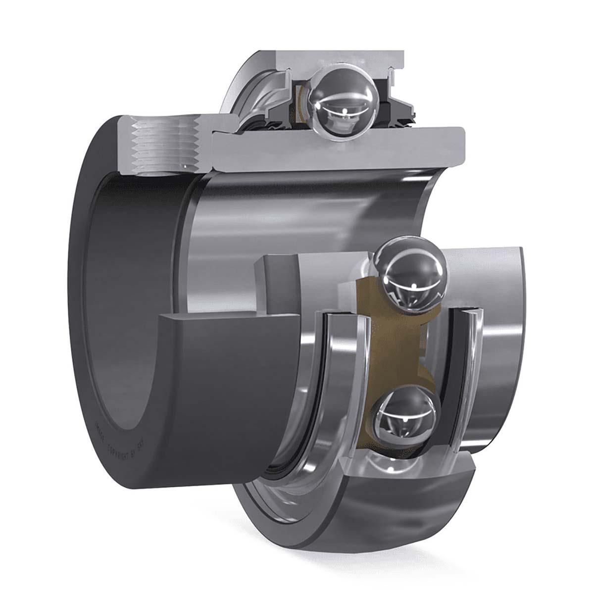 SKF Bearing Unit Insert 35mm ID 72mm OD YEL 207-2RF/VL065
