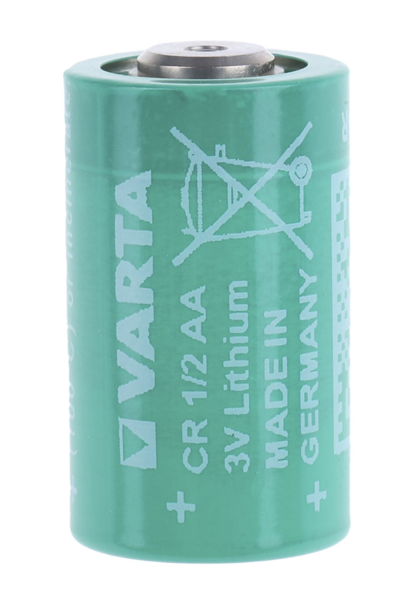 Varta Lithium Manganese Dioxide 3 V 1/2 AA Battery, 950 mAh, 14.45 mm