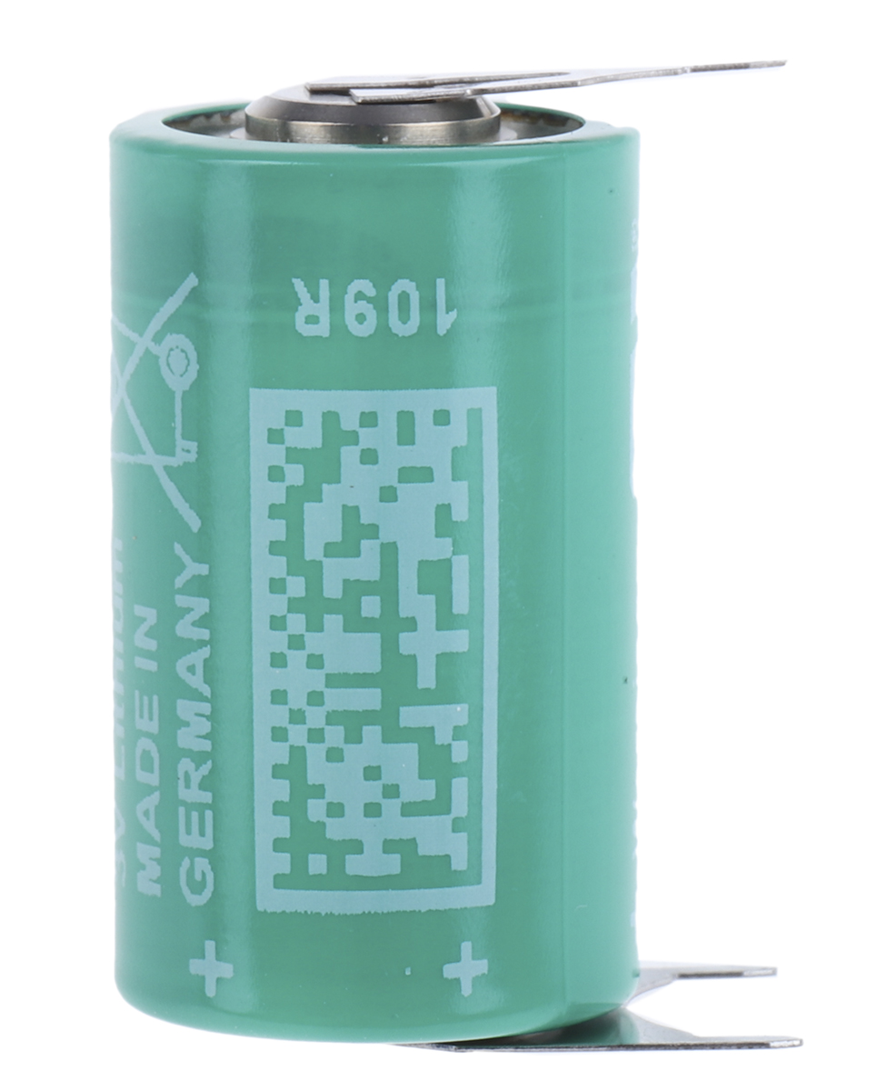 Varta Lithium Manganese Dioxide 3 V 1/2 AA Battery, 950 mAh