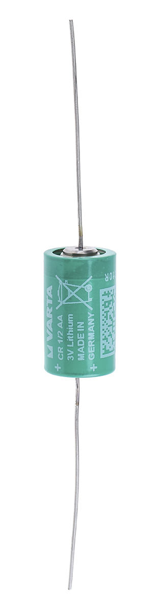 Varta Lithium Manganese Dioxide 3 V 6127 1/2 AA Battery, 950 mAh, 14.45 mm