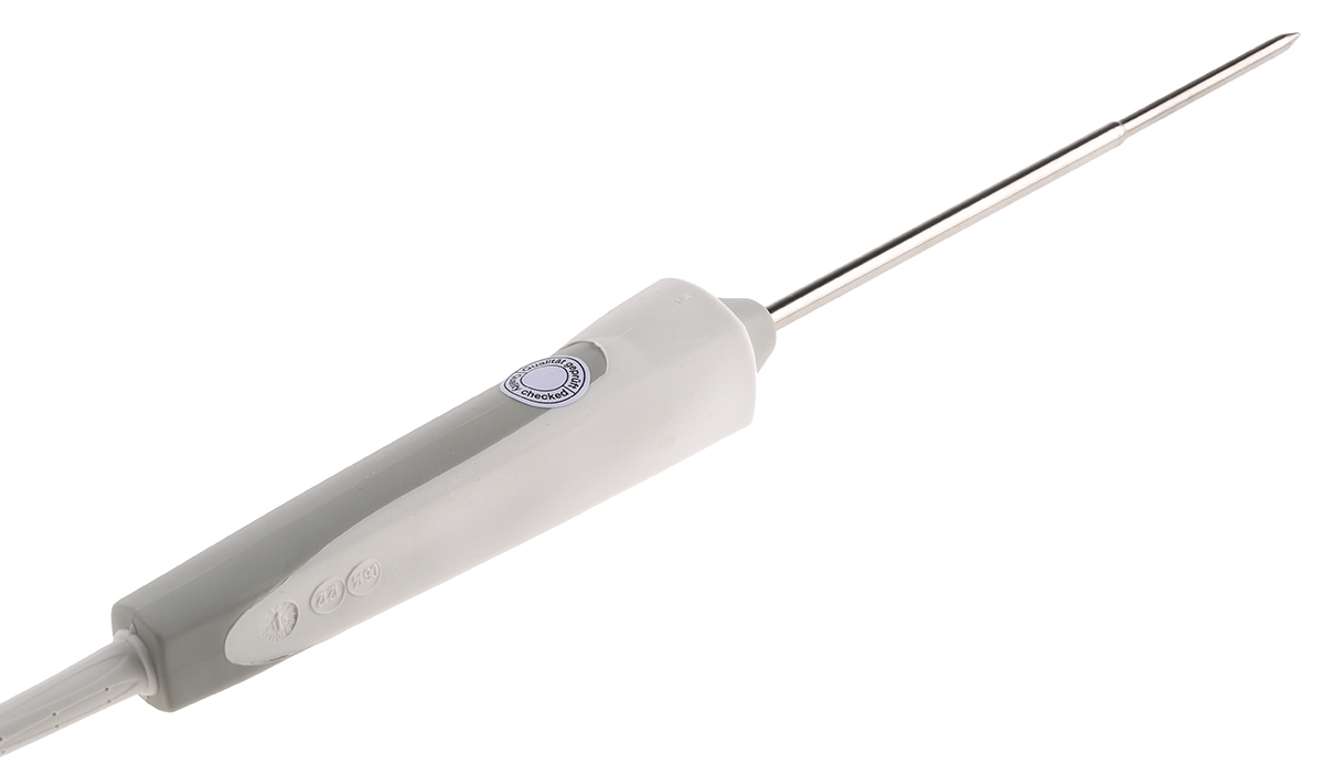0614-1212 Testo CTN Immersion, Penetration Temperature Probe, 50 mm Length, 5 mm Diameter, 120 °C Max