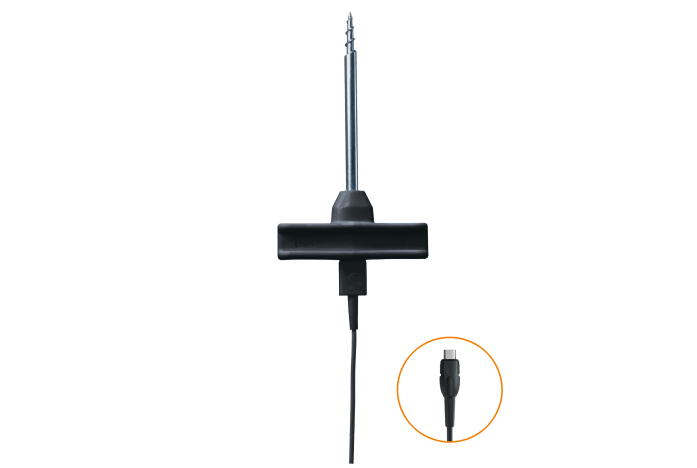 Testo 0615 2411 Probe Temperature Probe, NTC Probe, 150 °C Max, ±0.2°C Accuracy