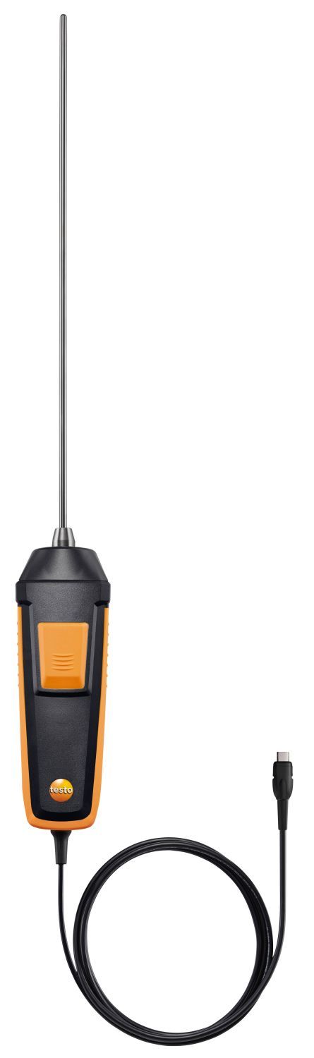Testo PT100 Needle Digital Temperature Probe, 295 mm Length, 4 mm Diameter, 300 °C Max