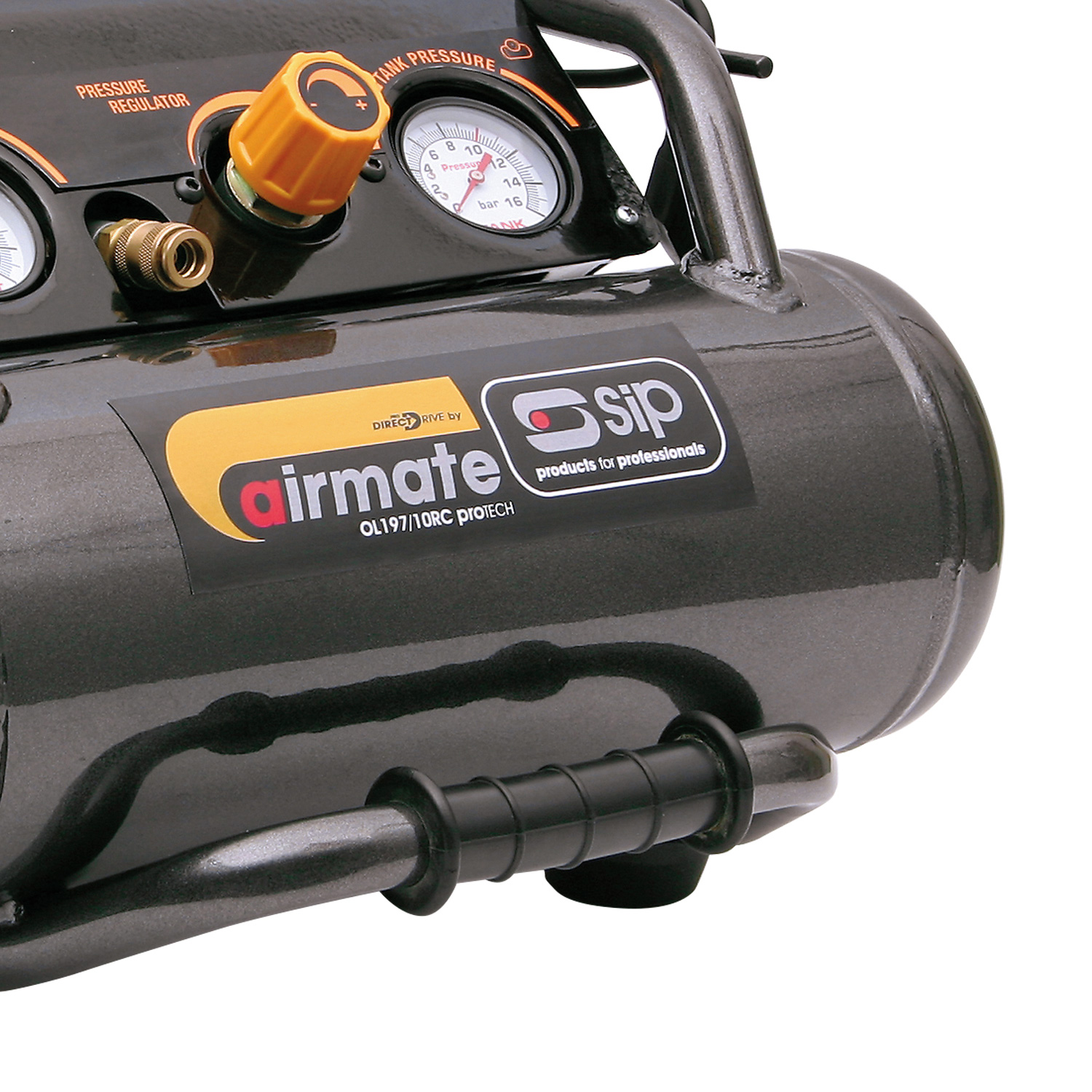 06254 SIP 1.5 HP Air Compressor, 10 bar, 11 kg, 10 L