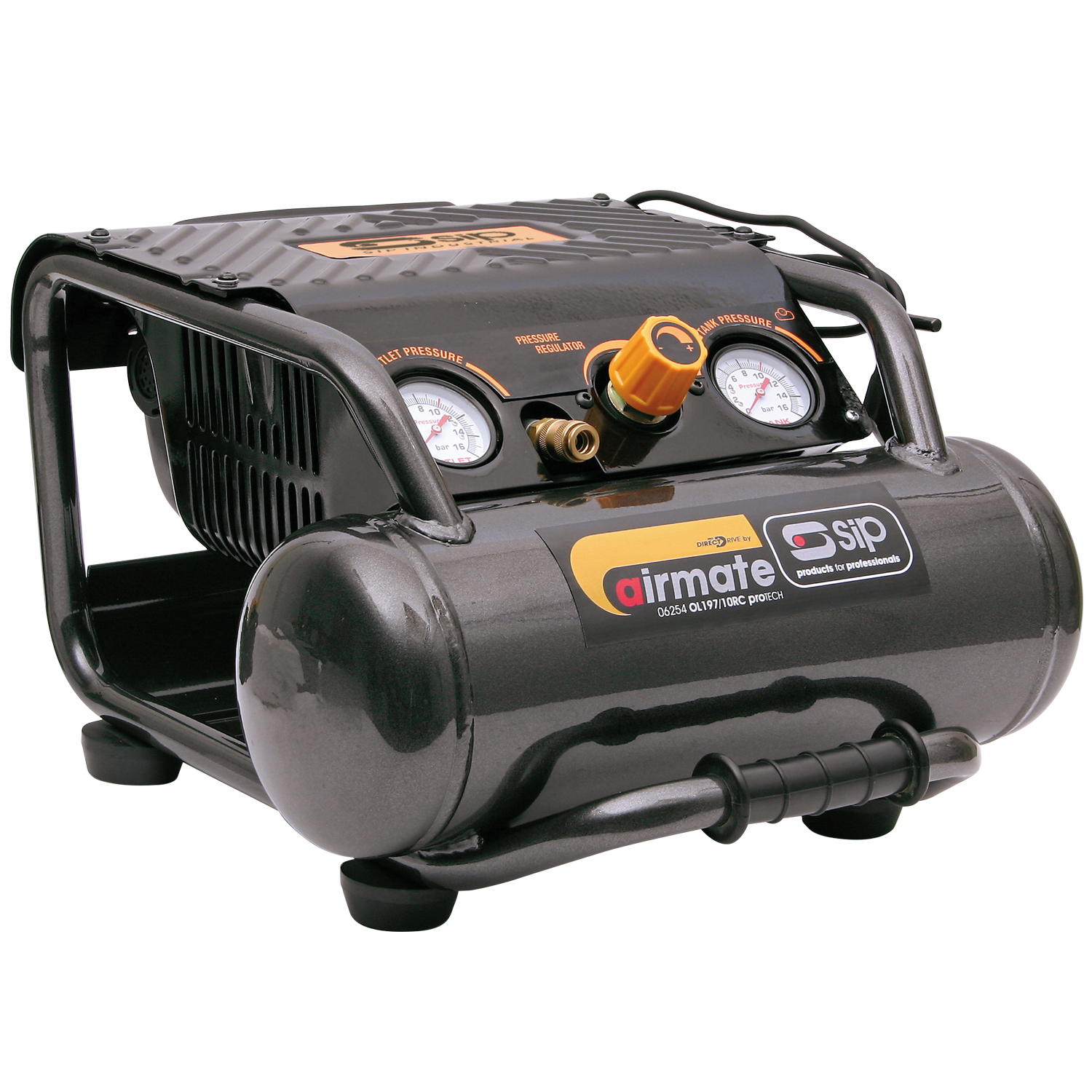 SIP 1.5 HP Air Compressor, 10 bar, 11 kg, 10 L