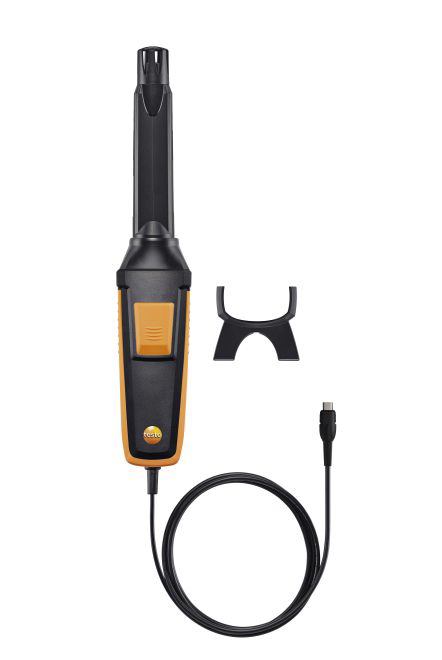 Testo Data Logging CO2 Probe 50 °C, 50 °C Max, 95 %RH Max, Battery-Powered