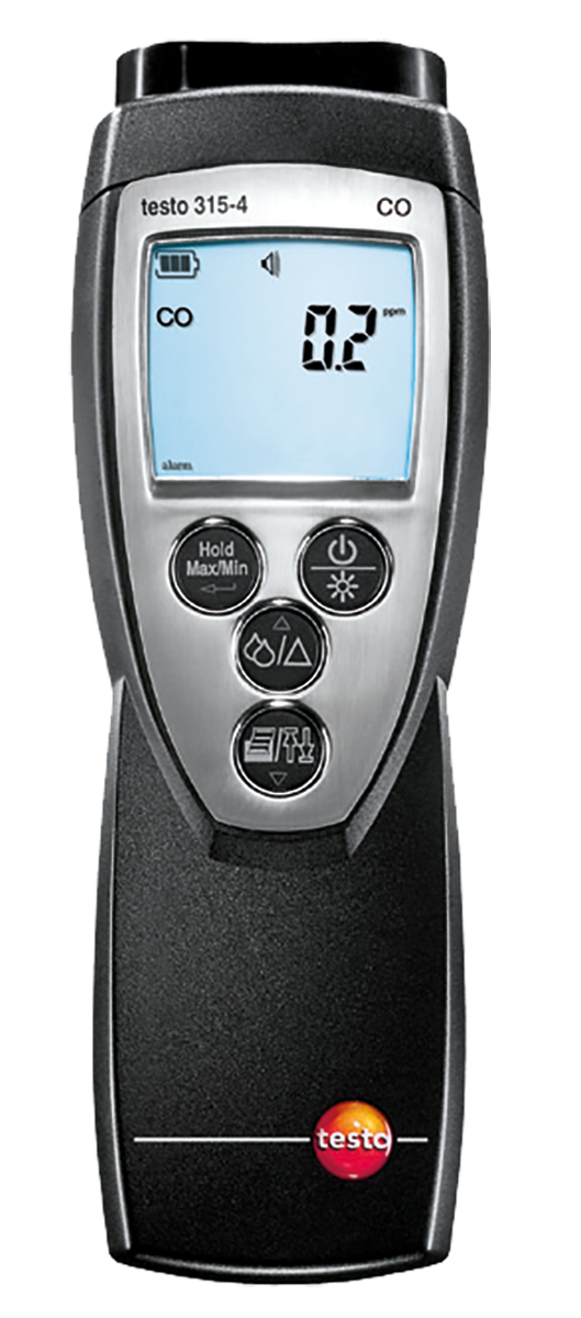 Testo 315-4 Handheld Gas Detector for Carbon Monoxide Detection Audible Alarm, EN