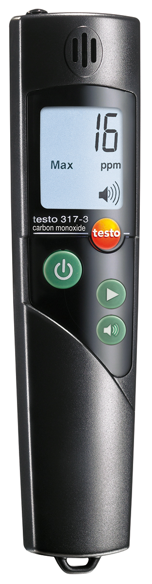 Testo 317-3 Handheld Gas Detector for Carbon Monoxide Detection Audible Alarm, IEC