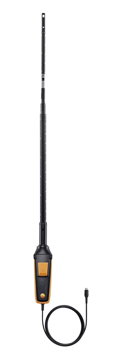 Testo Data Logging Probe 70 °C, 70 °C Max, 95 %RH Max, Battery-Powered