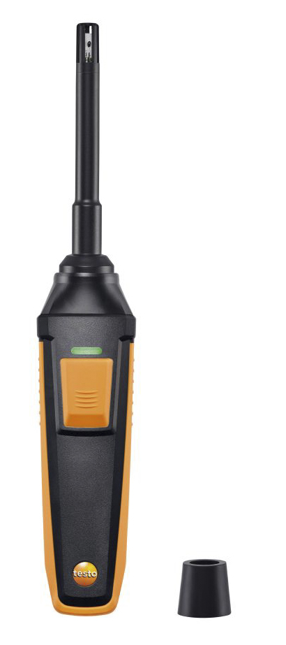 Testo Data Logging Probe 70 °C, 70 °C Max, 100 %RH Max, Battery-Powered
